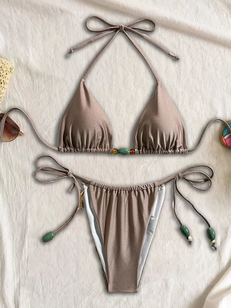Micro Bikini Sexy Swimsuits For Women 2025 Brazilian Thong