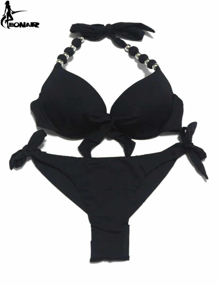EONAR Push Up Bikini Women Bandage Swimsuits Brazilian Cut