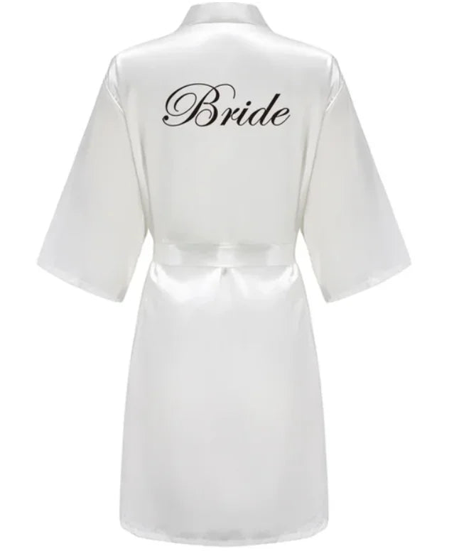 Wedding Party Bride Robe Kimono Satin Pajamas SP2000