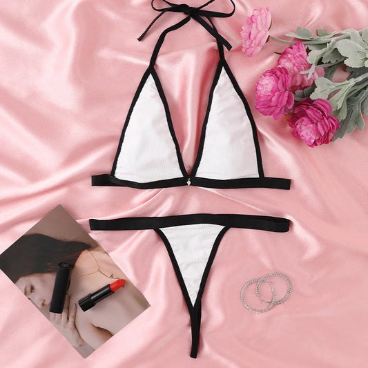 2024 Women Brazilian Thong Bikini Set Micro Swimwear