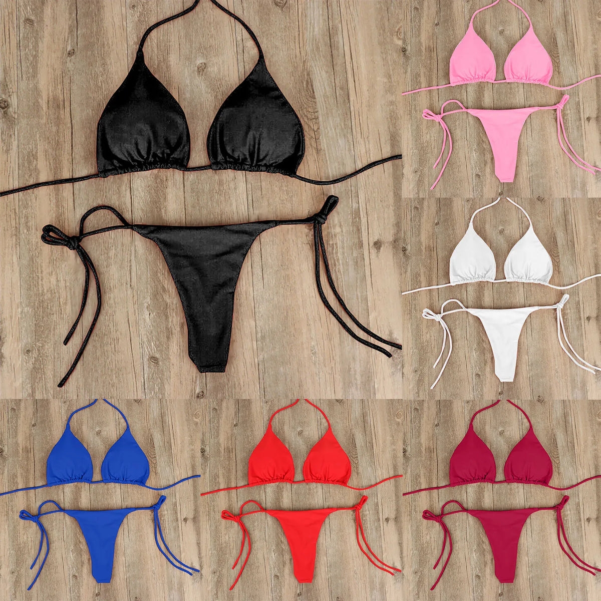 Summer Swimsuit Women Sexy Two Piece Bikini Set Beachwear