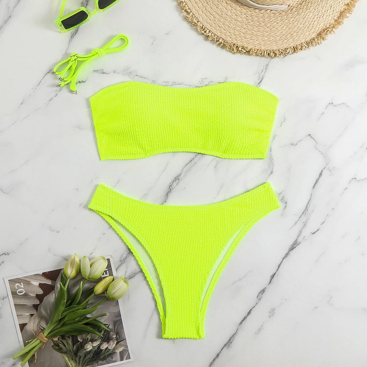 Sexy Women Halter Bikini Two Piece Swimsuit Set 2025