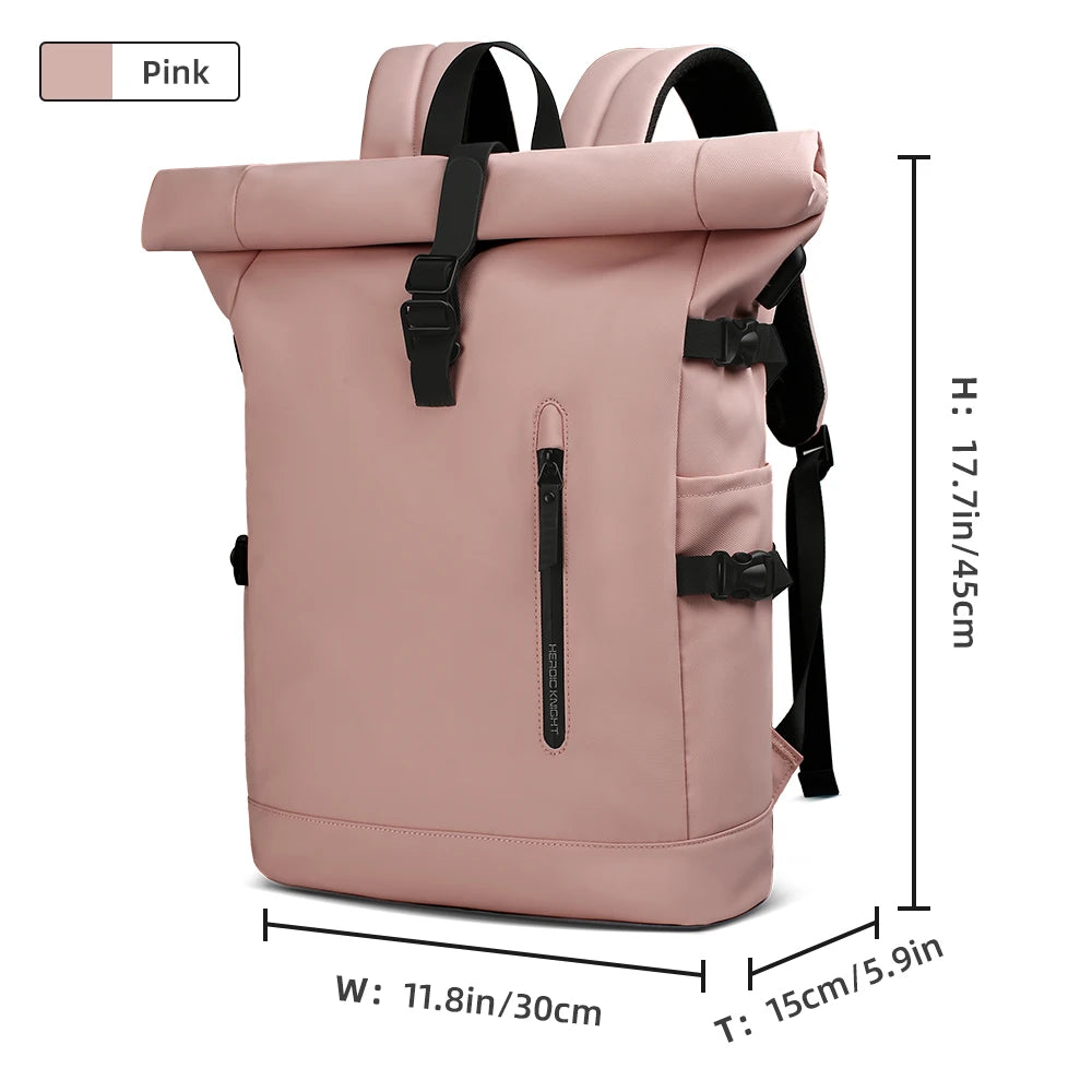 Expandable Travel Backpack For Men 15.6 Inch Laptop USB Port