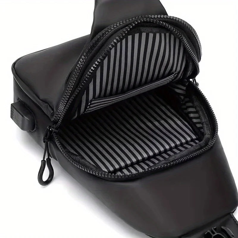 Waterproof Lightweight Crossbody Bag For Men Large Capacity