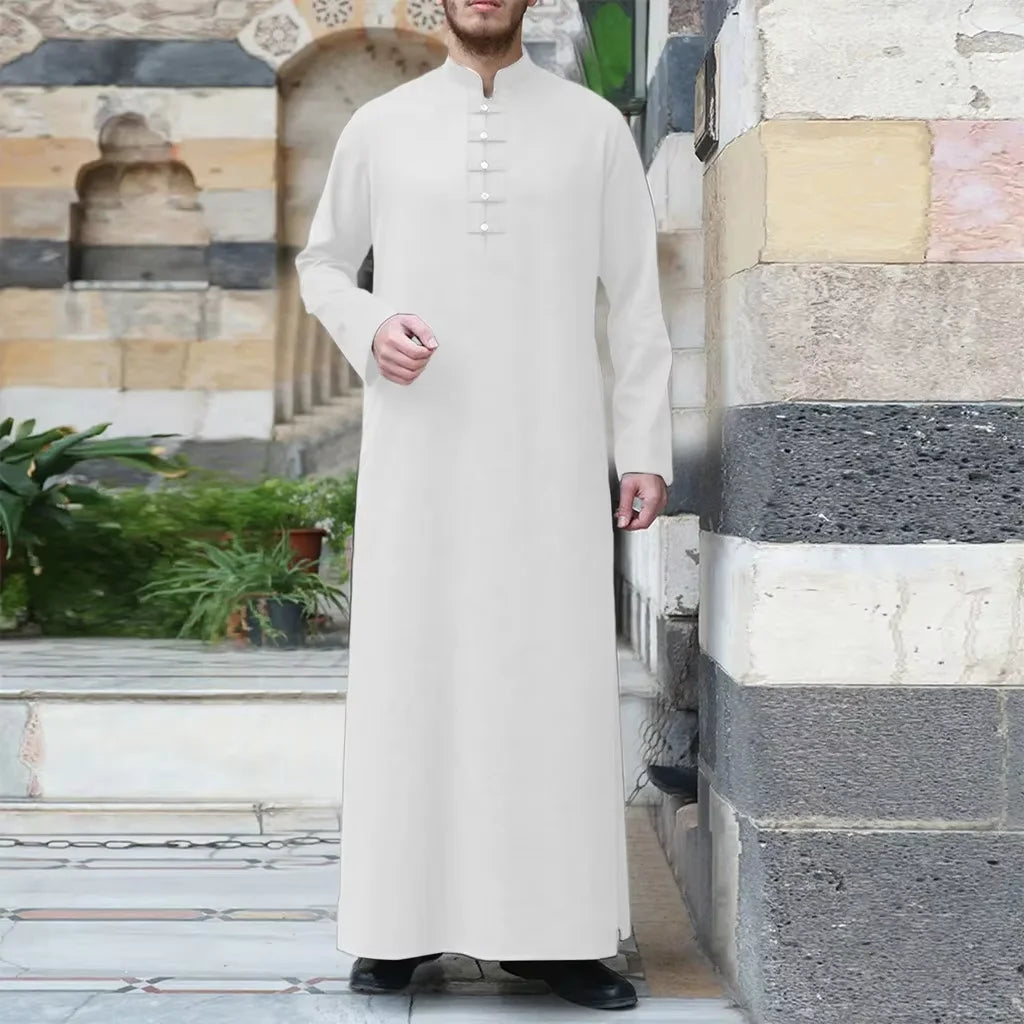 Casual Jubba Thobe Kaftan for Men Muslim Clothing Worldwide