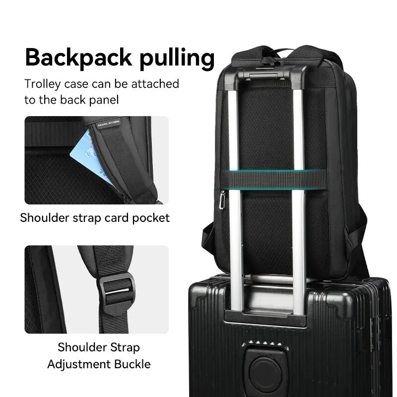 Mark Ryden Slim Laptop Backpack For Men With USB Port