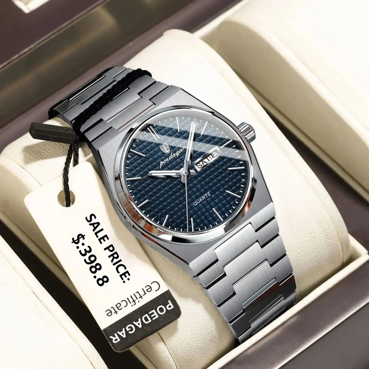 POEDAGAR Luxury Sport Military Watch Waterproof Stainless