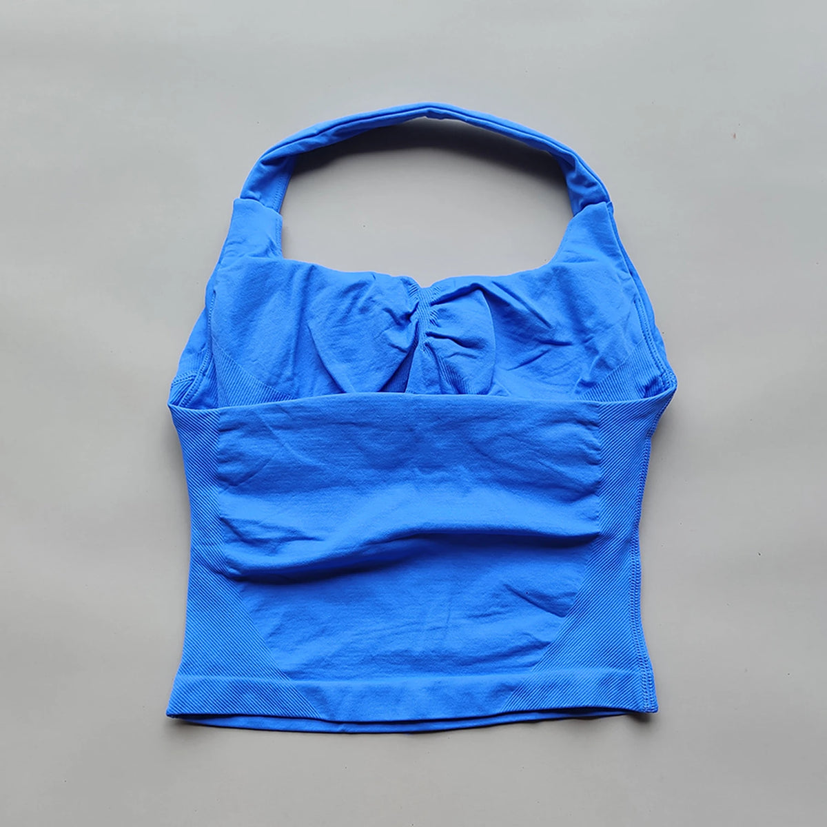 No Logo Womens Halter Top And Shorts Yoga Set Activewear