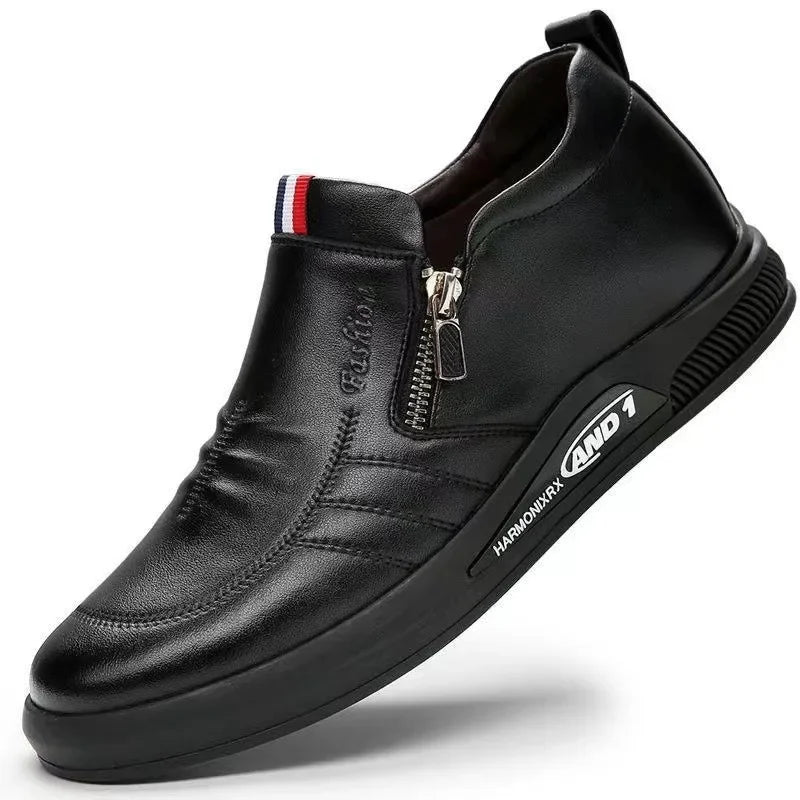 Casual Leather Men Loafers Slip On Moccasin Shoes Everyday