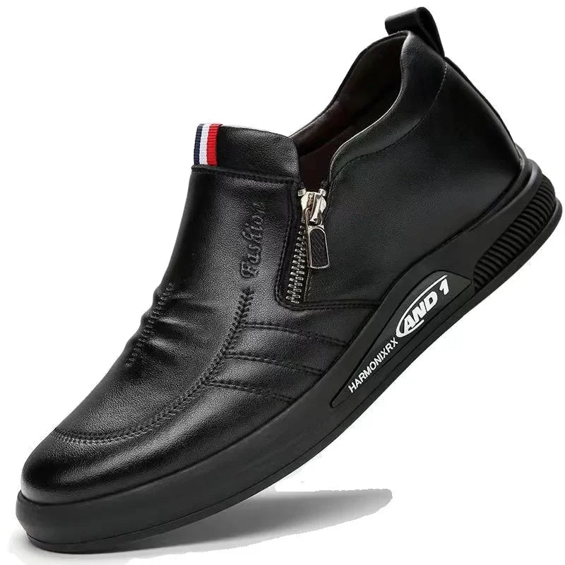 Casual Leather Men Loafers Slip On Moccasin Shoes Everyday
