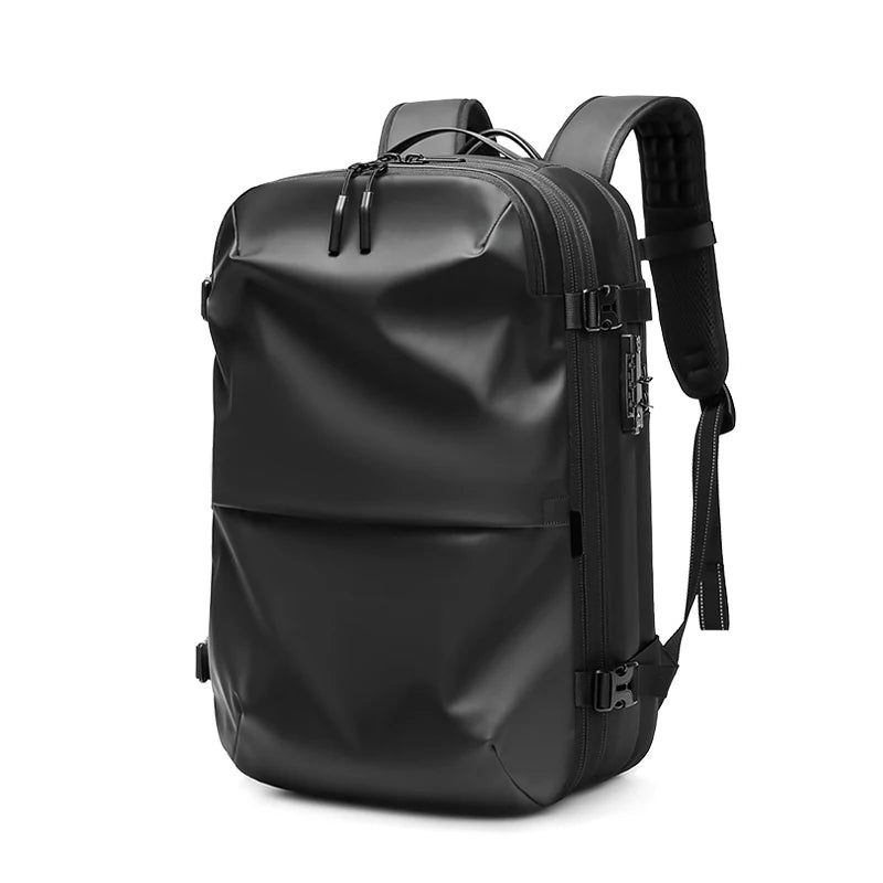 Men Travel Laptop Backpack 17 Inch Vacuum Compression
