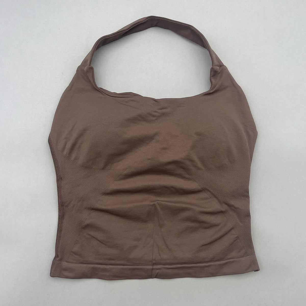 No Logo Womens Halter Top And Shorts Yoga Set Activewear