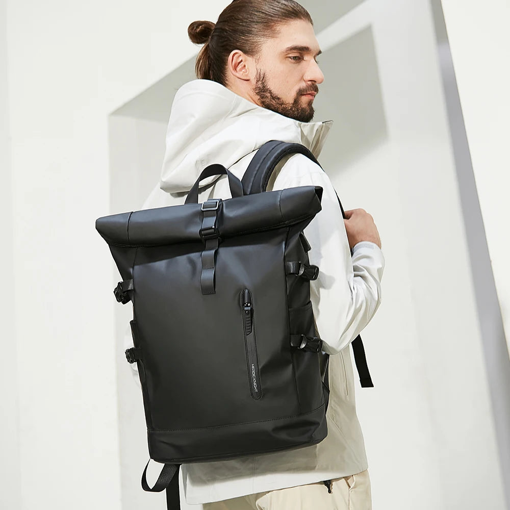 Expandable Travel Backpack For Men 15.6 Inch Laptop USB Port