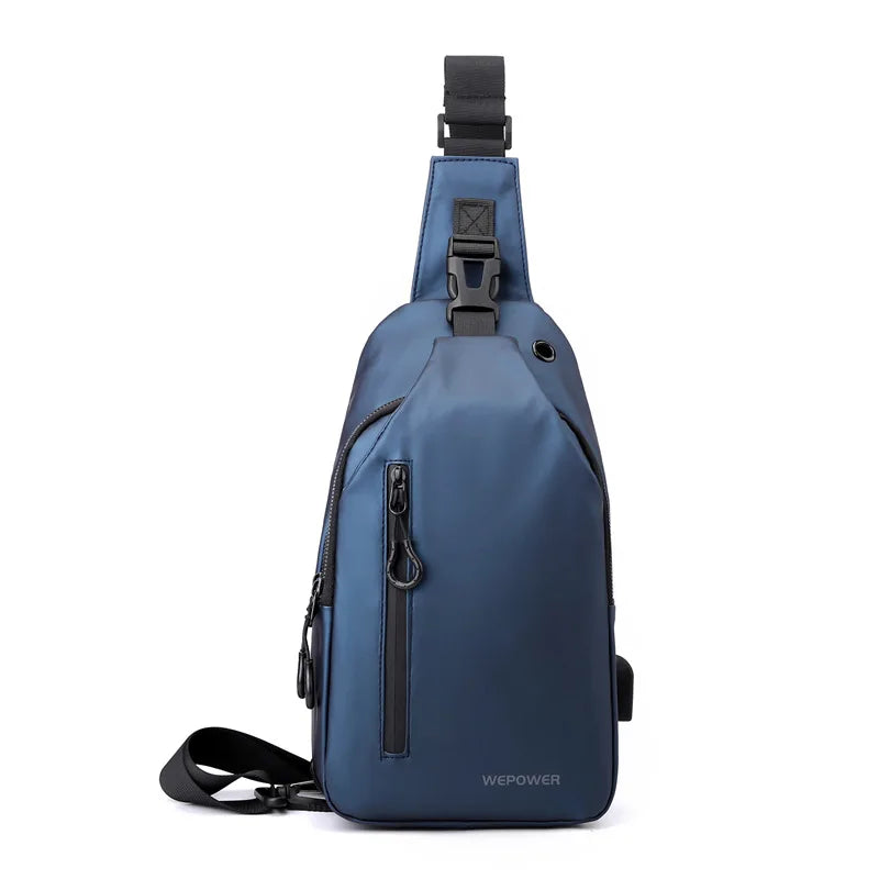Waterproof Lightweight Crossbody Bag For Men Large Capacity