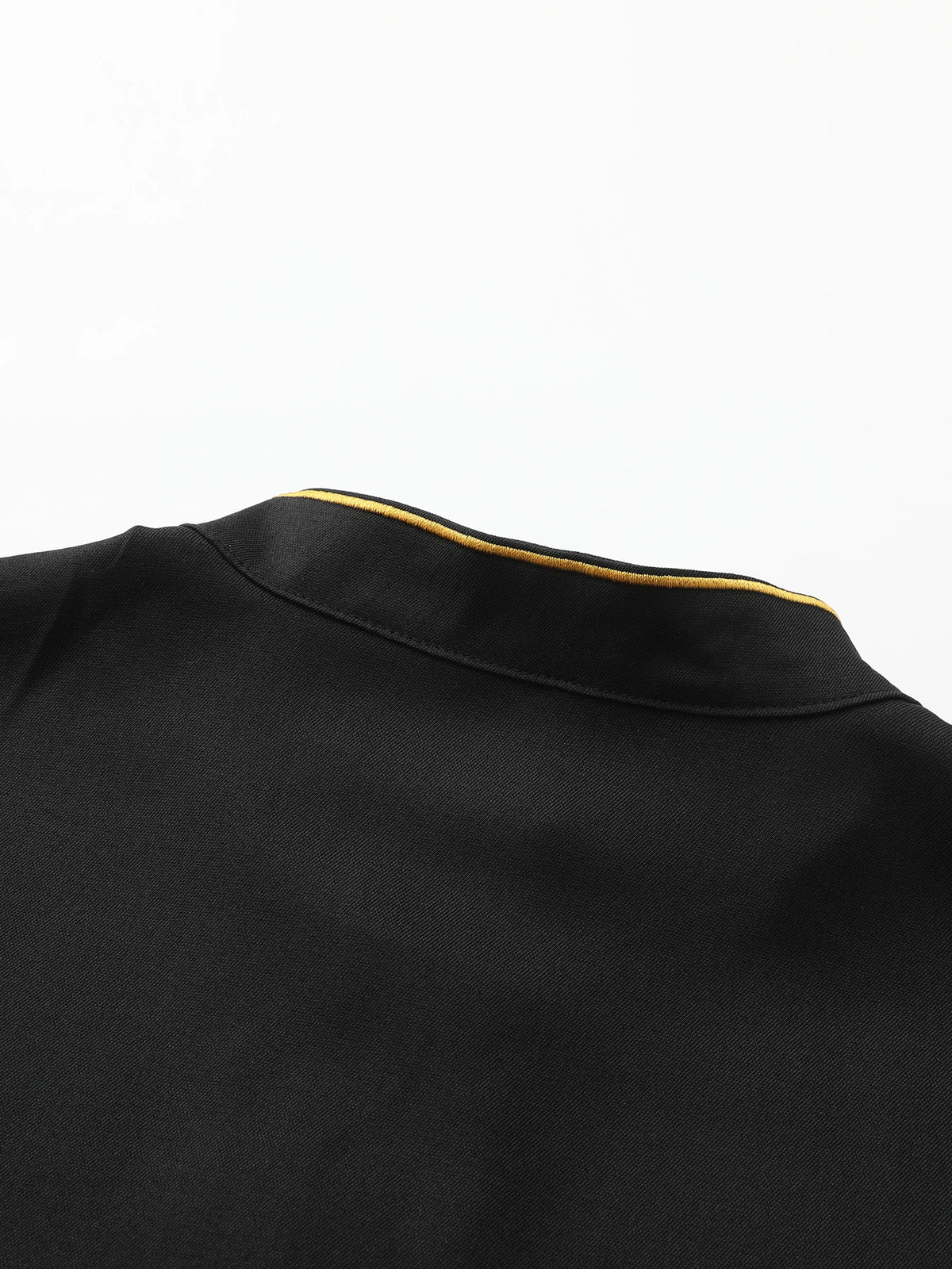 Embroidered Arabic Thobe For Men Stand Collar Elegant Robe