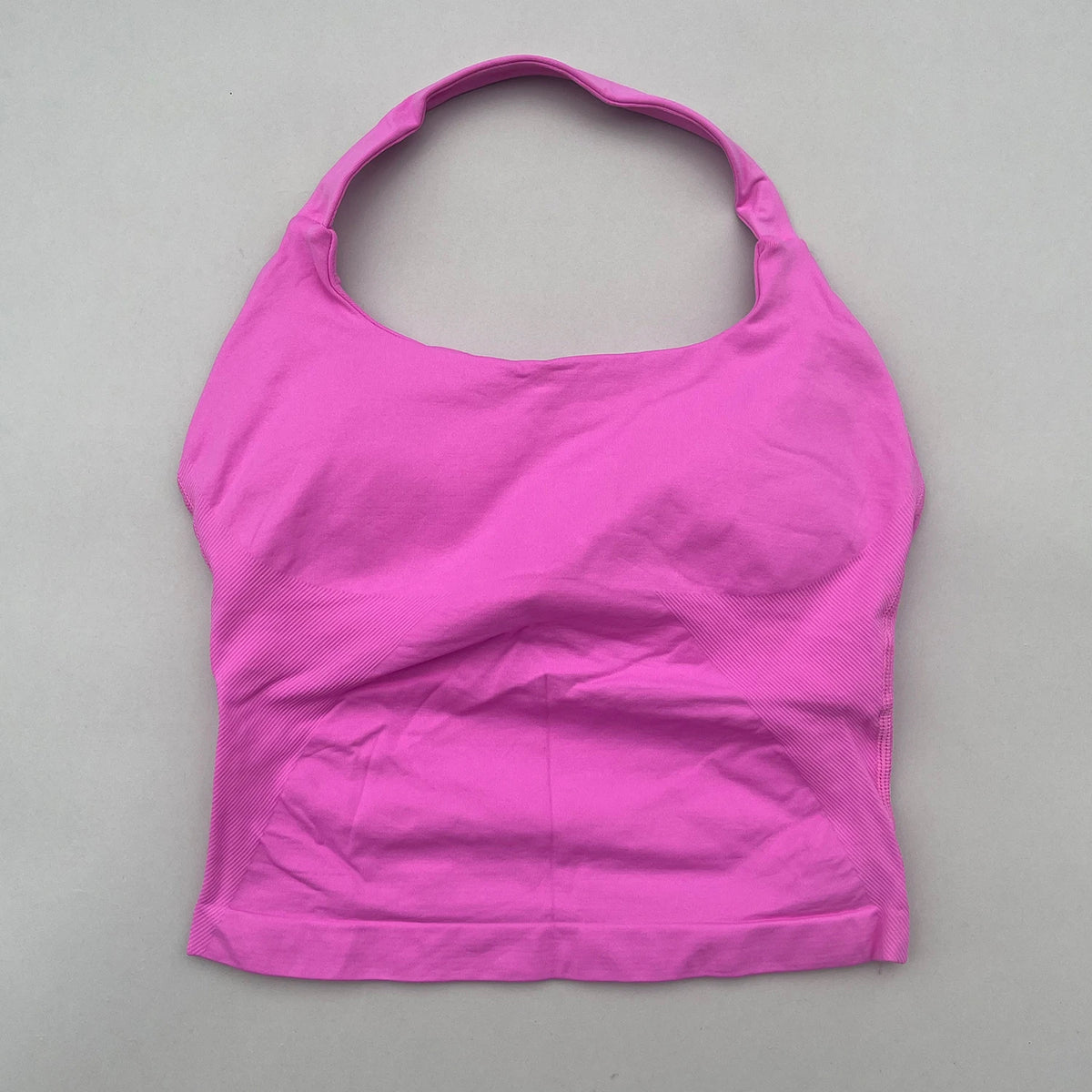 No Logo Womens Halter Top And Shorts Yoga Set Activewear