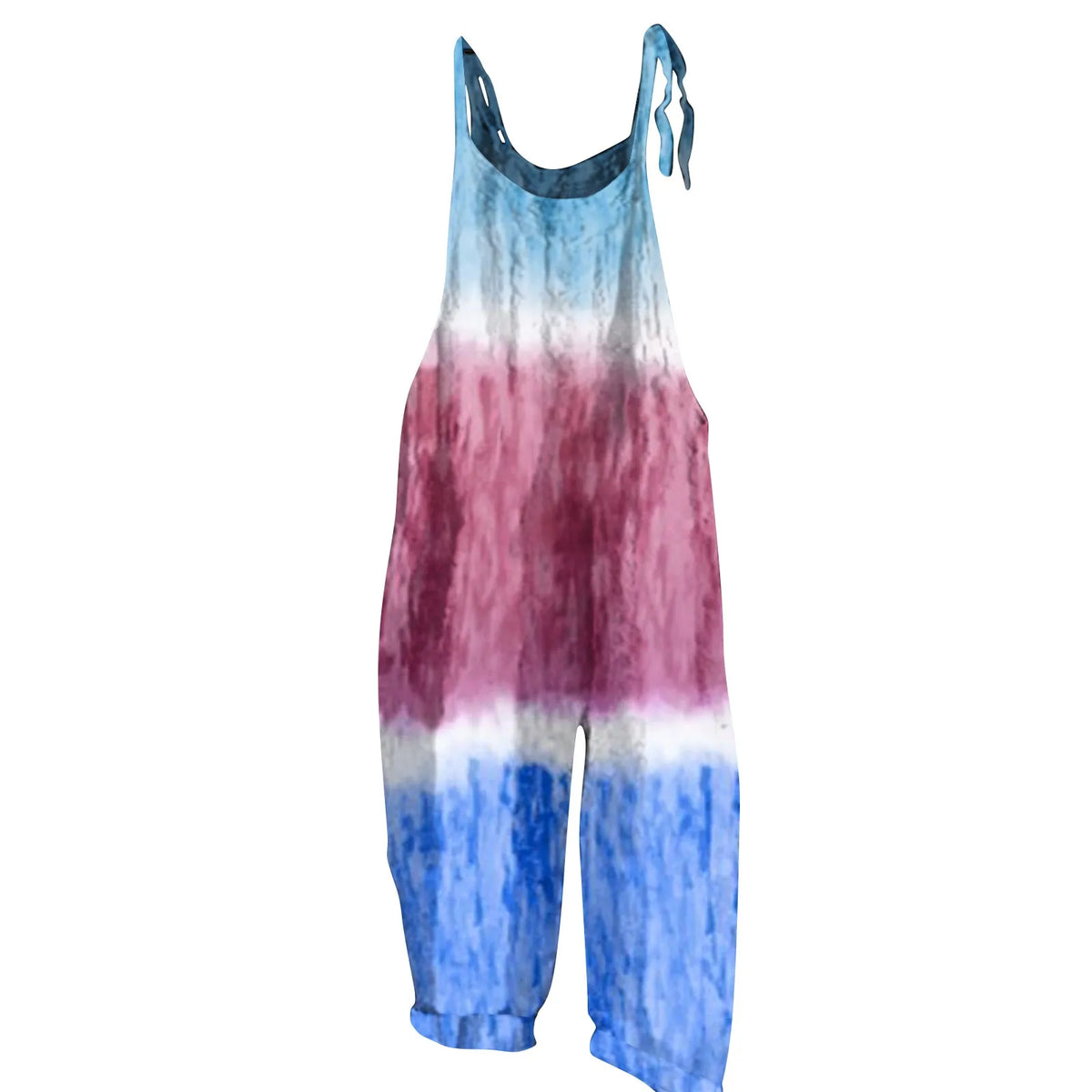 Womens Jumpsuit Print Casual Vintage Cotton Linen Summer