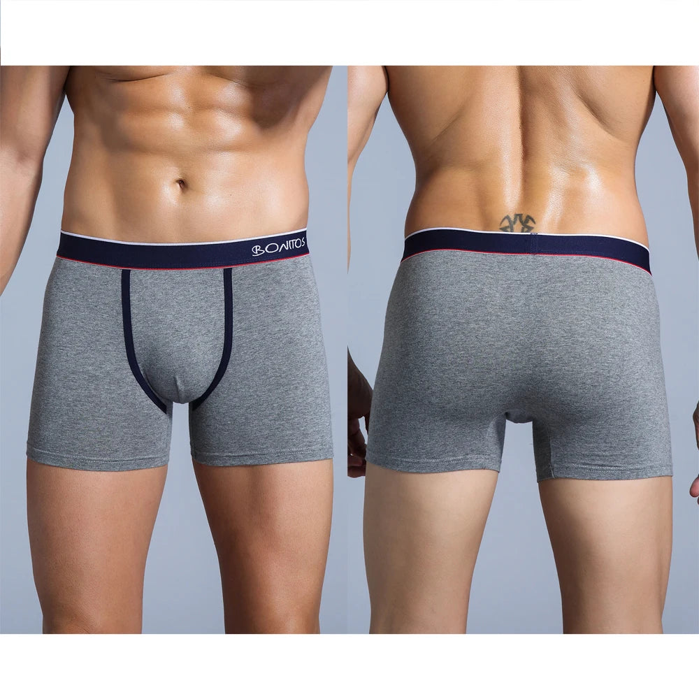 4 Pack Mens Boxer Shorts Cotton Underwear Set Soft Comfort