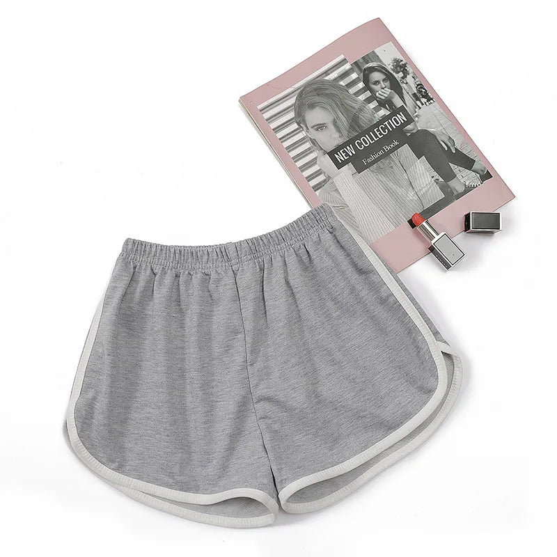 Women Elastic Shorts Loose Fit Quick Dry Running Fitness