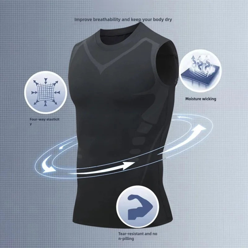 Men's Quick Dry Breathable Tank Top Sleeveless Home Fitness
